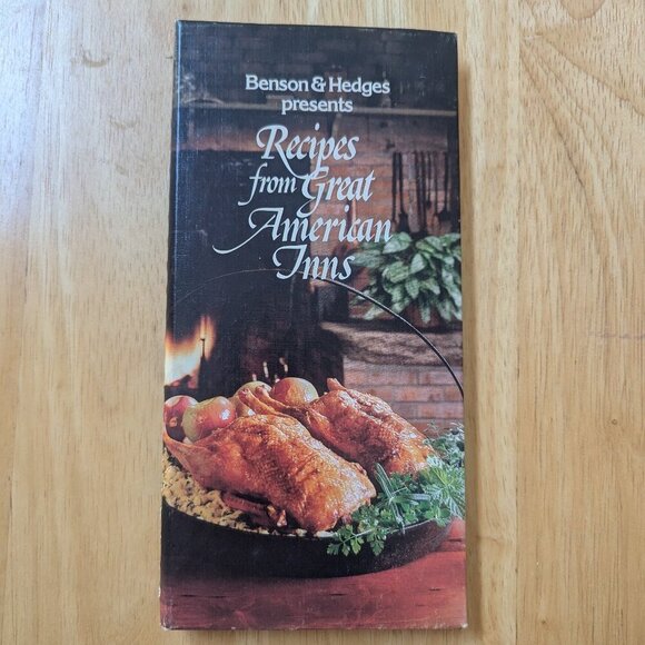 VINTAGE Benson & Hedges presents Recipes from Great American Inns 1981 EUC - Picture 1 of 5